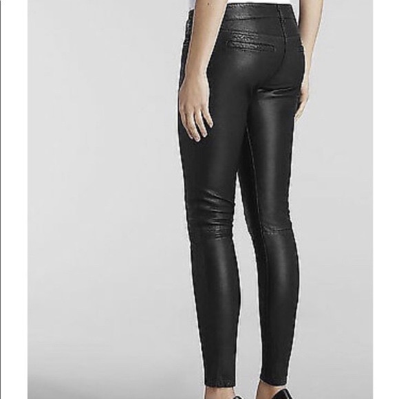Allsaints leather motorcycle pant - Picture 2 of 12